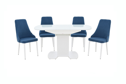 Обеденная группа Аврора Корсика/Стул Аврора Боне (100292, 102130)