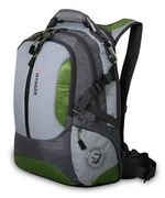 рюкзак , зелёный/серый, полиэстер 1200D, 36х17х50 см, 30 л / Wenger