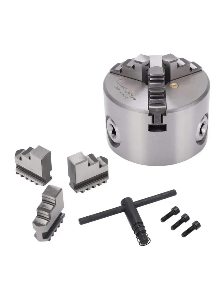 D125мм SANOU Трехкулачковый токарный патрон K11-125