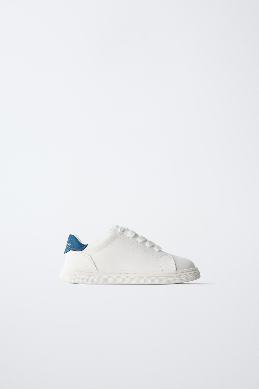 ZARA БАЗОВЫЕ КРОССОВКИ, БЕЛЫЙ