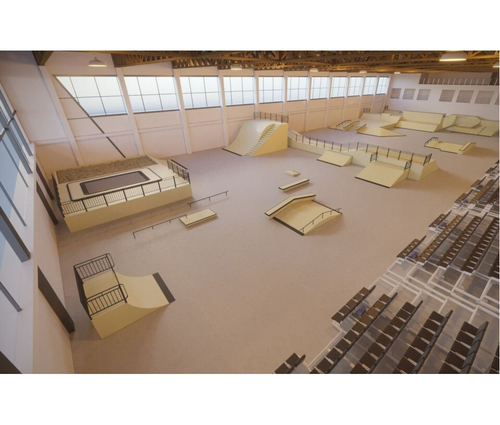 Проект крытого скейт парка #2