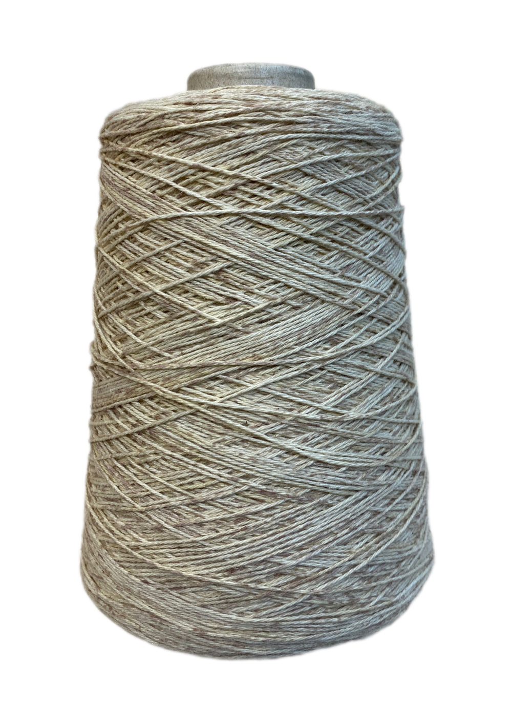 Пряжа на бобине (Италия) 90% лен 10% хлопок 100г - 320м 345г