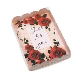 Коробочка для печенья "С любовью, розы", 22 х 15 х 3 см