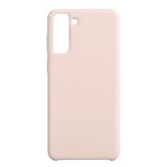 Силиконовый чехол Silicone Cover для Samsung Galaxy S21 Plus (Бежевый)