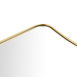 Зеркало настенное Bergenson Bjorn Raffin, 45х36 см, золотое