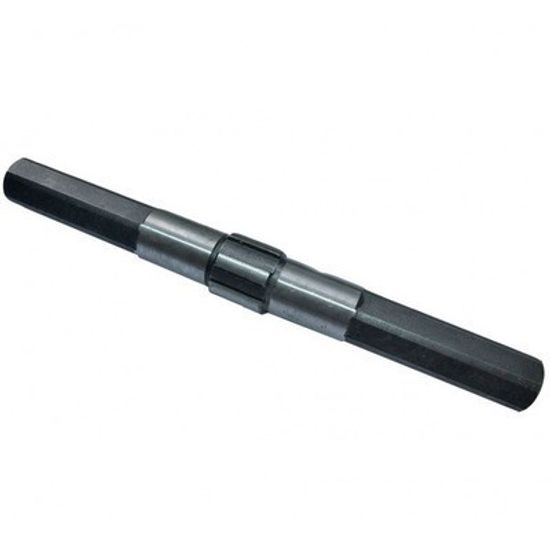 Вал ведущей звезды редуктора шестигранный (нижний) на BR-68/80