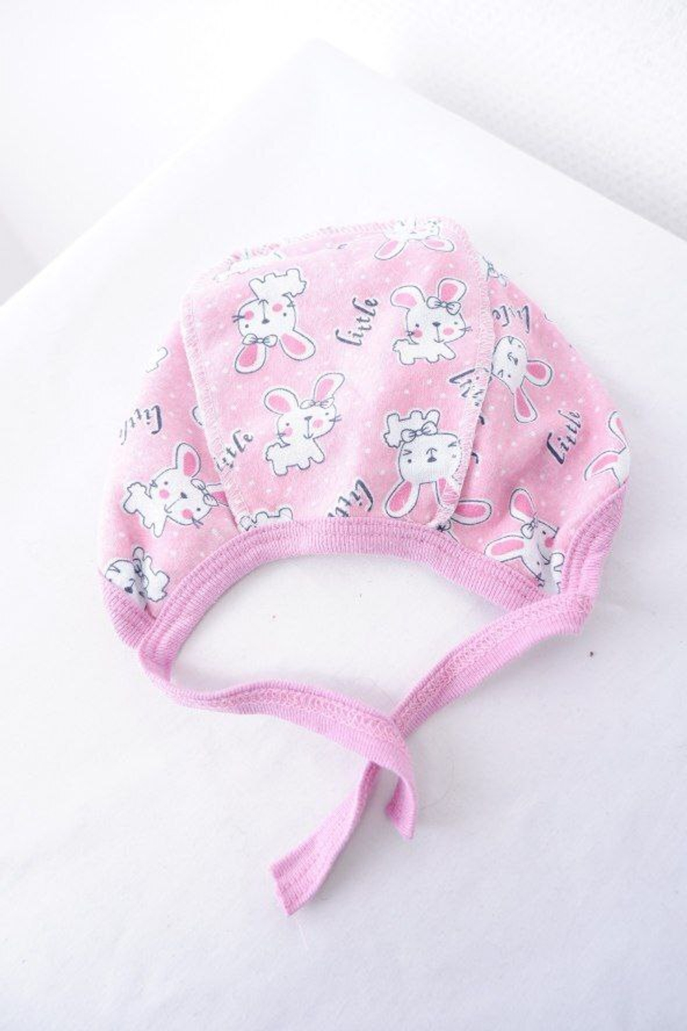 Шапка нежная на 0-3 месяца