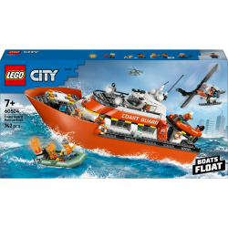 LEGO City - Спасательная лодка и вертолет береговой охраны 60504