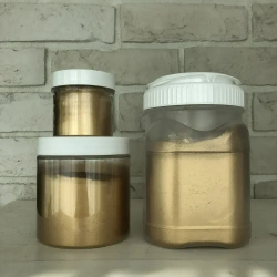 Бронзовая пудра БПК 100 гр, пигмент бронзовый 80-60 микронов (металлическая пудра) для краски и декора, крупная