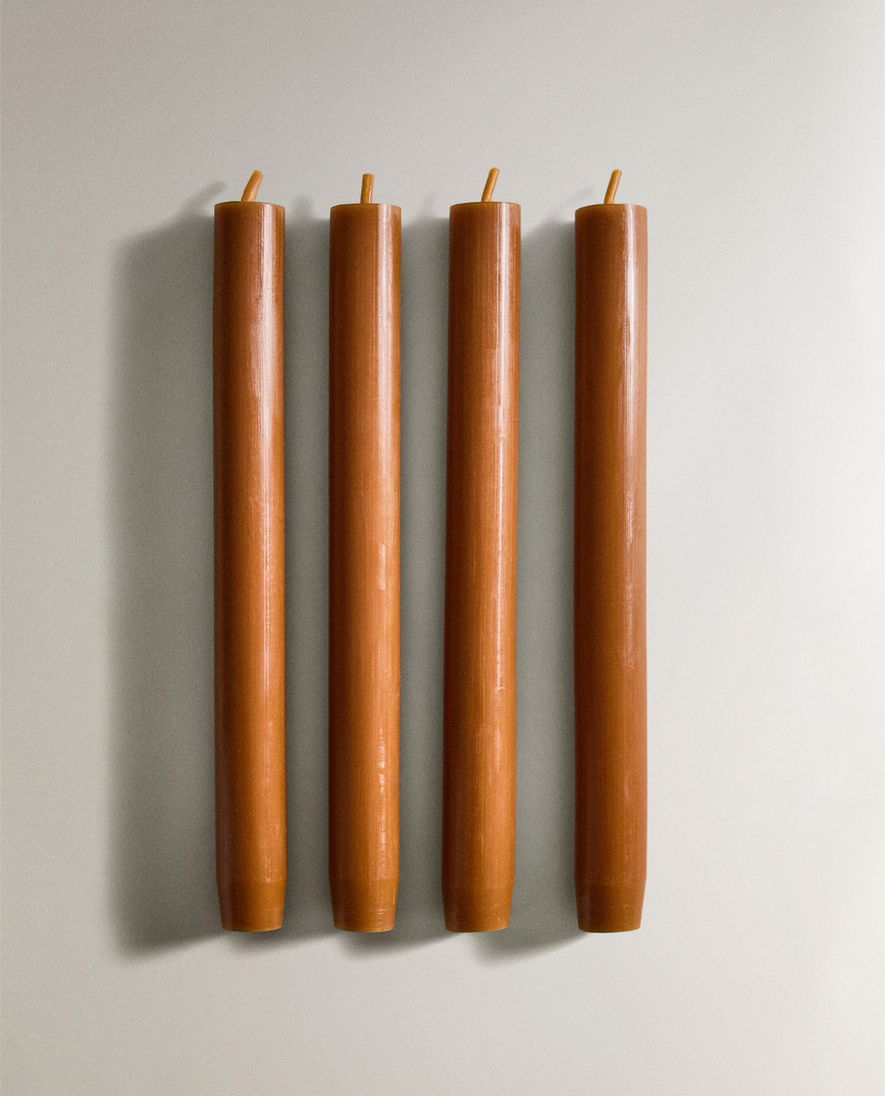 Декоративная свеча Zara Home, 23.5х2.2 см, бумага, 4 шт., 6345/065