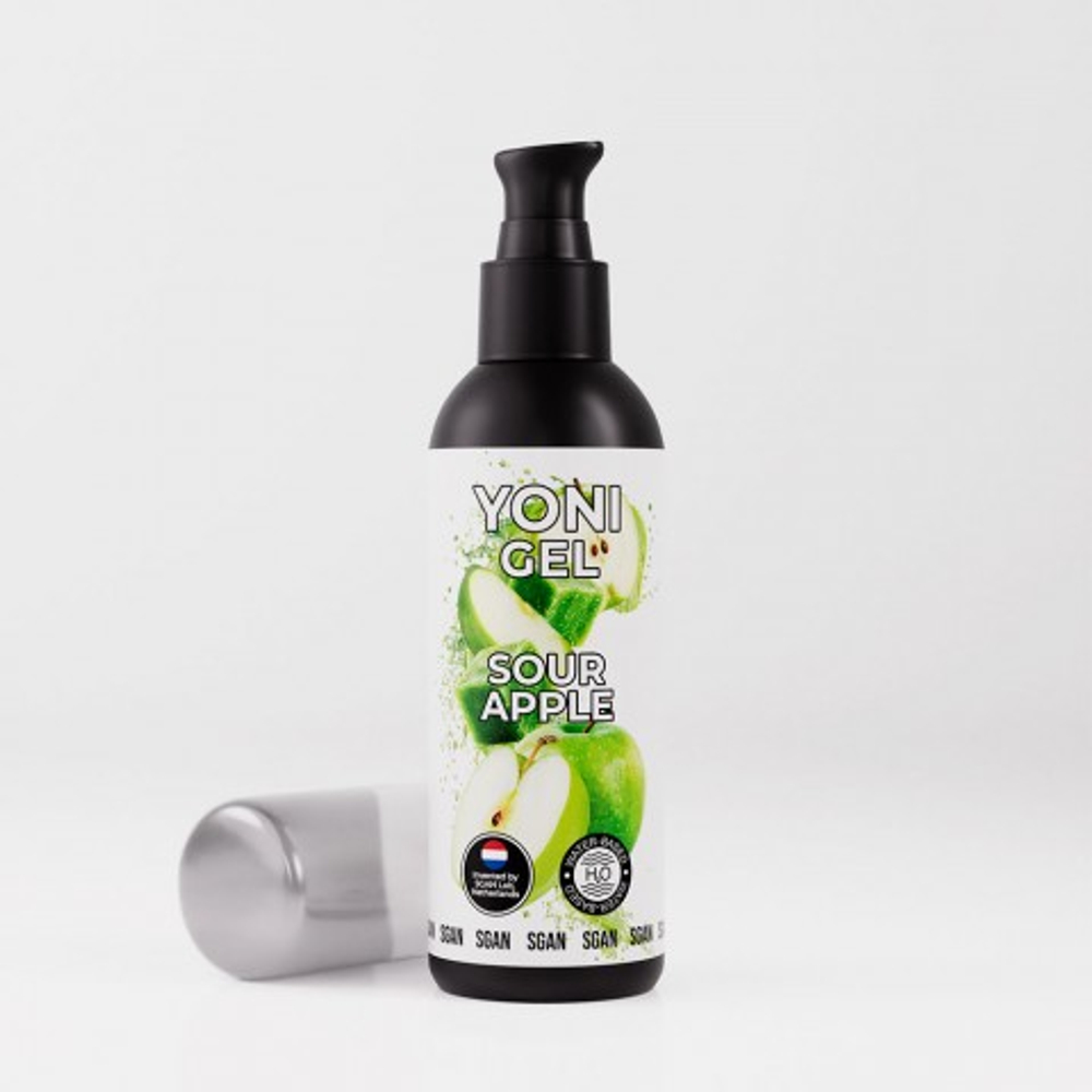 Лубрикант для орального секса SGAN Sensual со вкусом кислого яблока, 100 мл