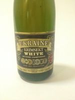 Шампанское Кримсект Артемовское выдержанное белое полусухое 0,75л