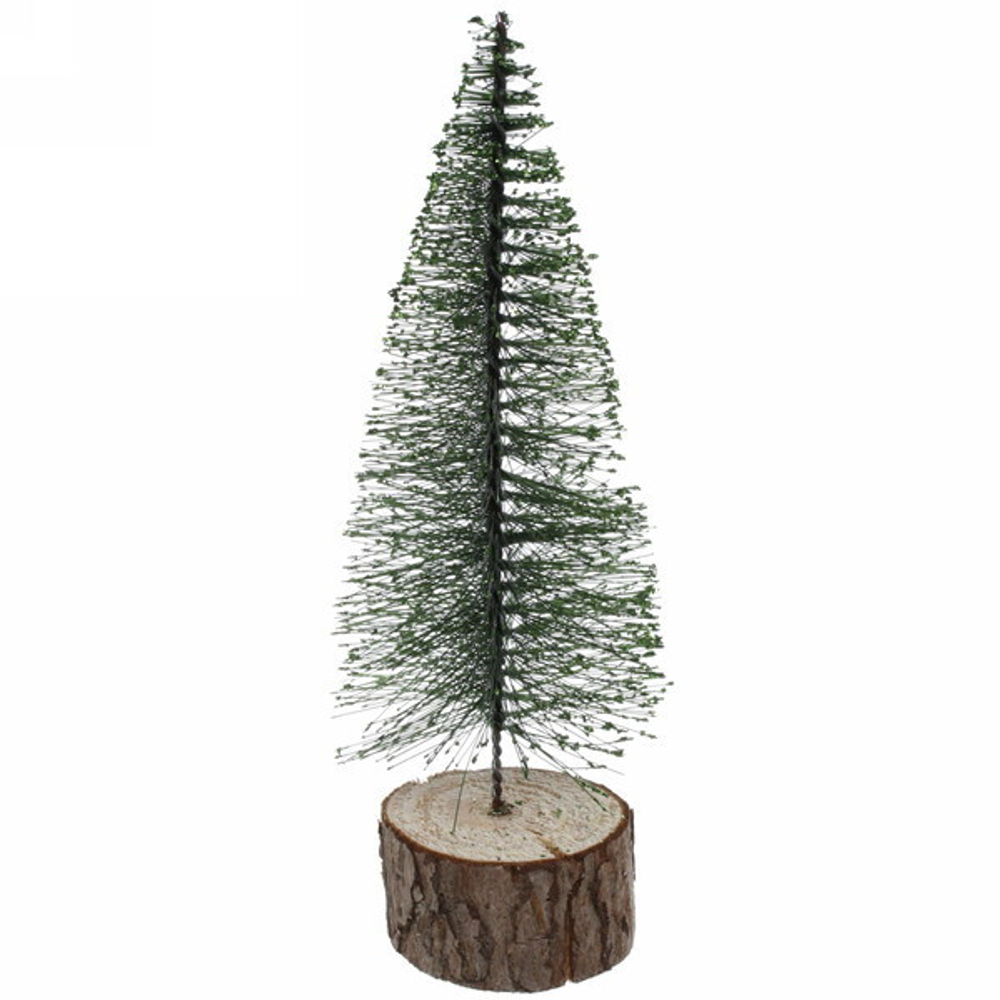 Ёлка декоративная «Сияние» 16 см, салатовый