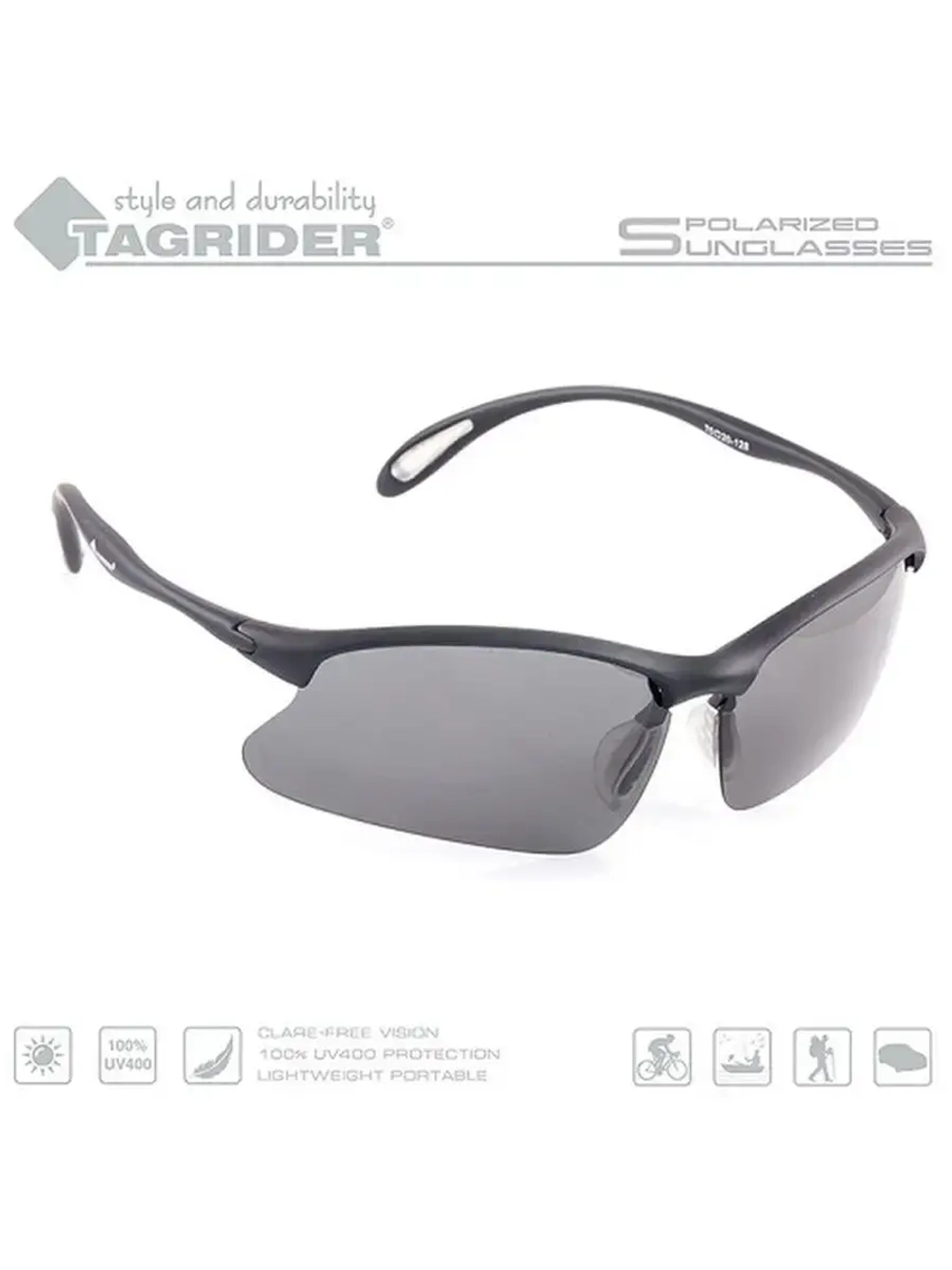 Очки поляриз.Tagrider N03-2 Gray