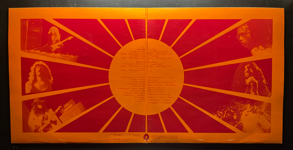 Deep Purple ‎– Made In Japan 2LP (Англия 1973г.)