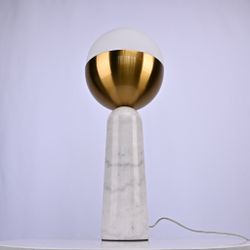 Настольная Лампа Marble Globe White By Imperiumloft