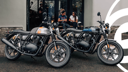 Royal Enfield Continental GT 650 Slipstream Blue (Black Alloy)