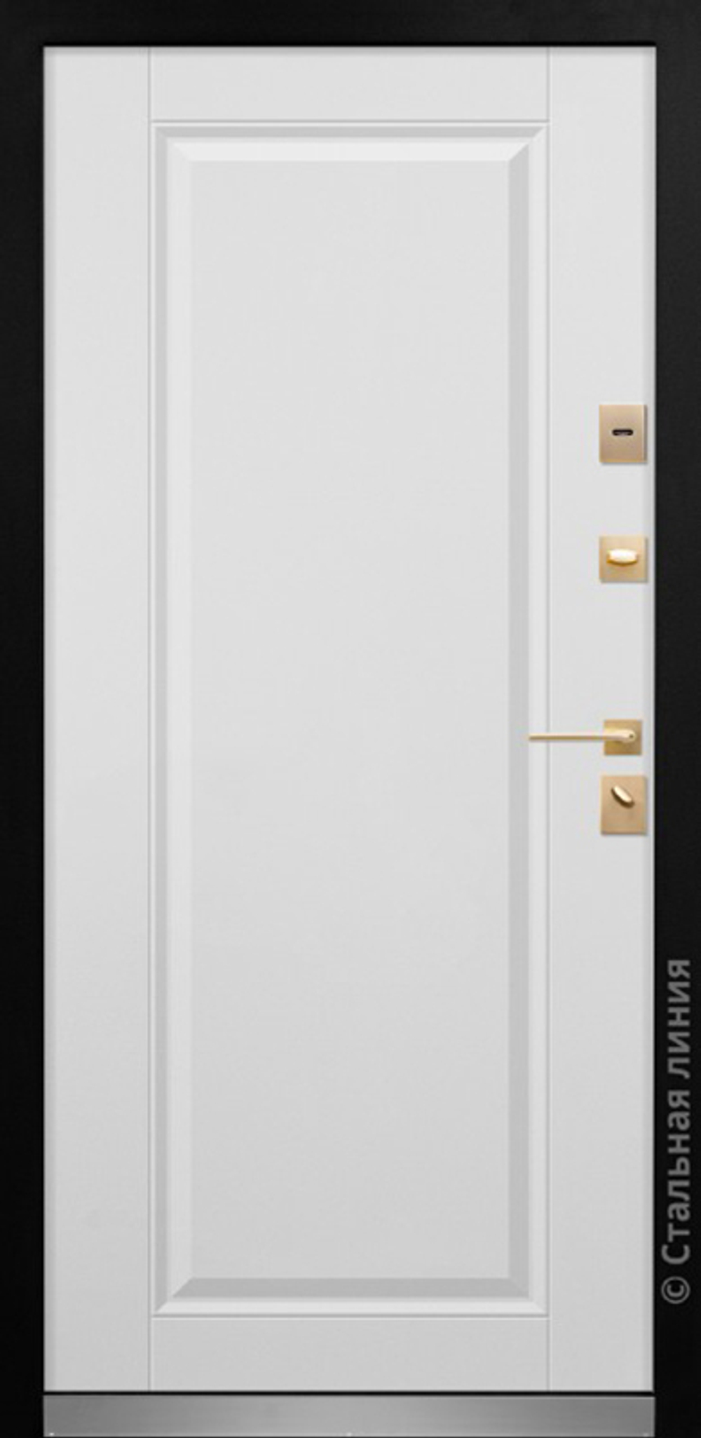 Эрида Терморазрыв (Черный RAL 9005/Белый) Erida