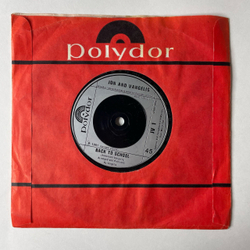 Винтажная виниловая пластинка Jon And Vangelis I'll Find My Way Home (UK 1981) 7 дюймов (маленькая пластинка)