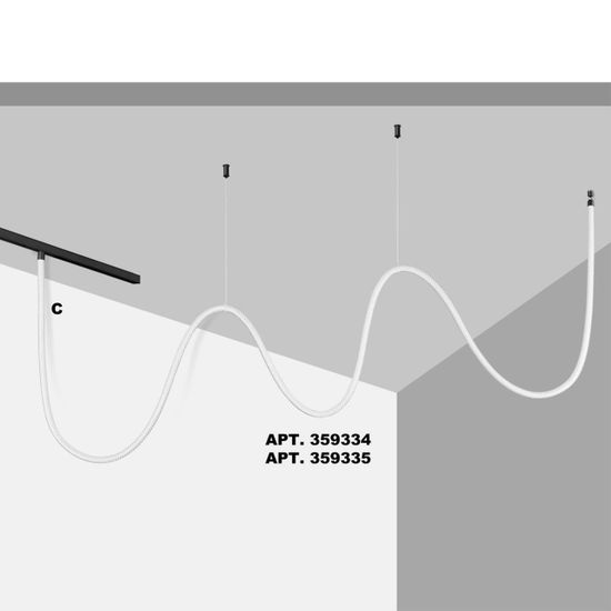 359335 KONST NT24 142 черный Трековый светильник для низковольтного шинопровода FLUM IP20 LED 25W 4000K 48V 2420Лм RAMO