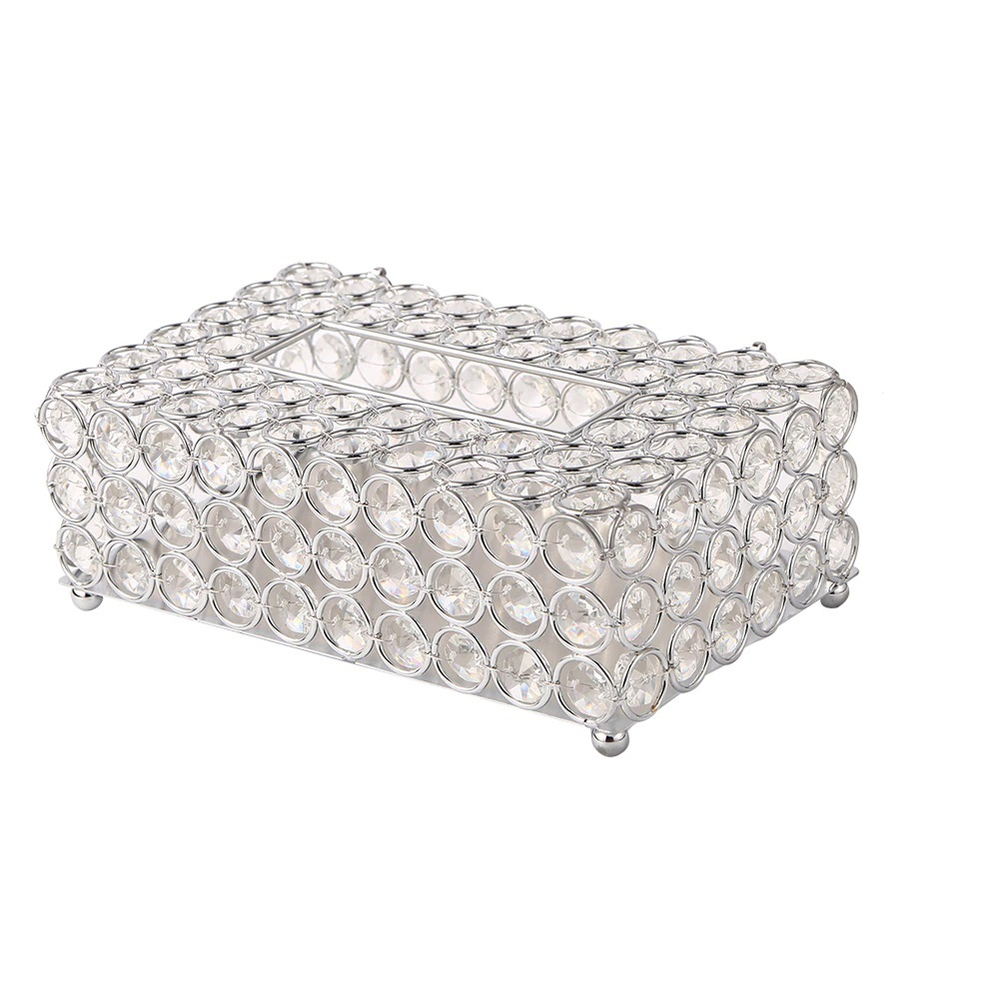 Салфетница Kassatex Crystal Round Silver