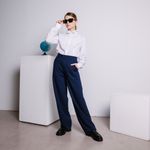 Брюки "Синие" для девочки 7+