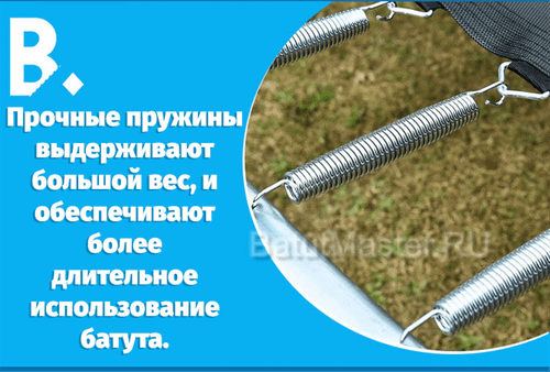 Батут с сеткой, диаметр 8 фт