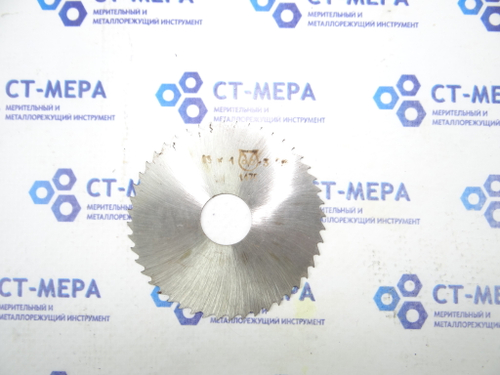 Фреза отрезная по металлу 63х1х16мм. z=48 Р18 без фаски без ш/п