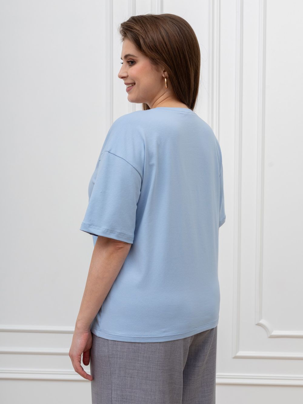 Футболка Искра-1 Виотекс ГОЛУБОЙ