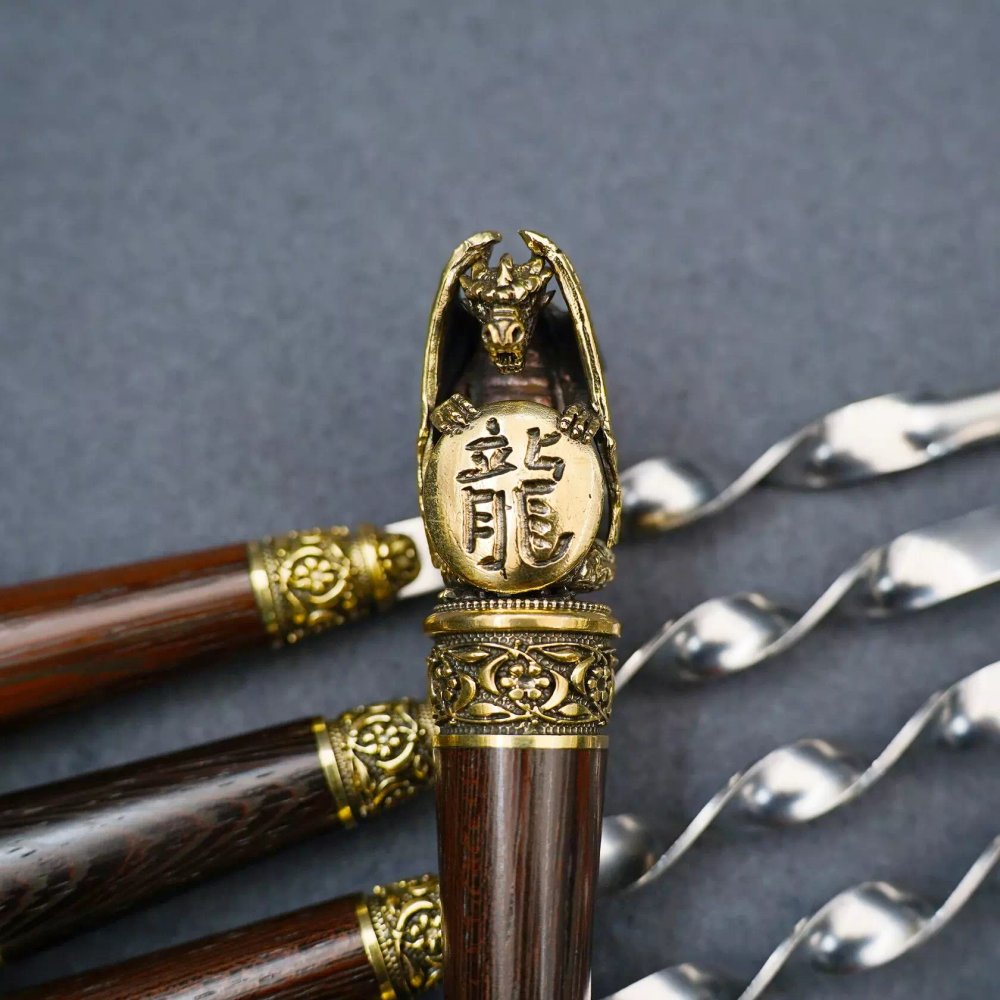 Подарочный набор шампуров "Китайский дракон"