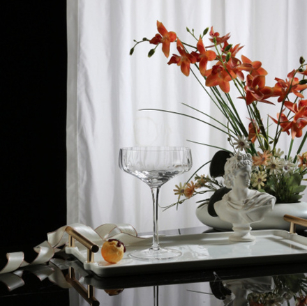 Шампанское-блюдце 320 мл. d=108 мм. h=165 мм. хр. стекло Инфинити MGline