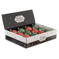 GAEM Набор из 12 шт: Украшение новогоднее "Шар", L35 W27 H9 см