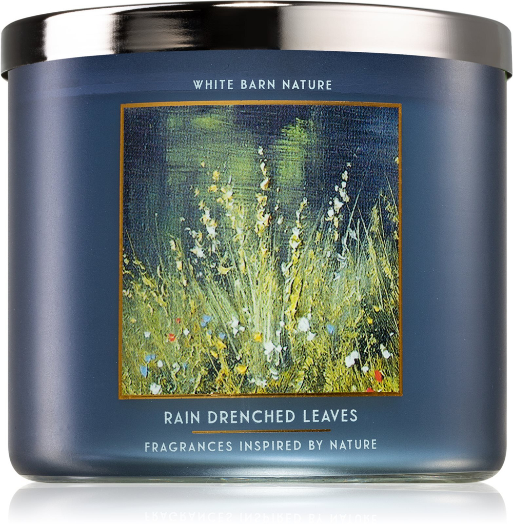 Bath & Body Works Rain Drenched Leaves - ароматическая свеча /   411  g  / GTIN 667557100937