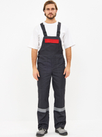 Костюм Лигор-2 Премиум СОП К. (тк.Смесовая,240) п/к, т.серый/красный