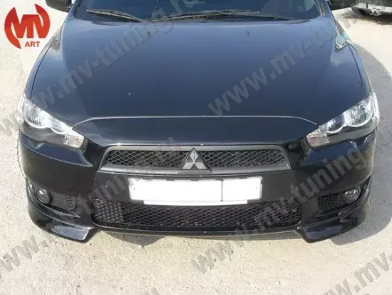 Накладки (клыки) на бампер для Mitsubishi Lancer 10