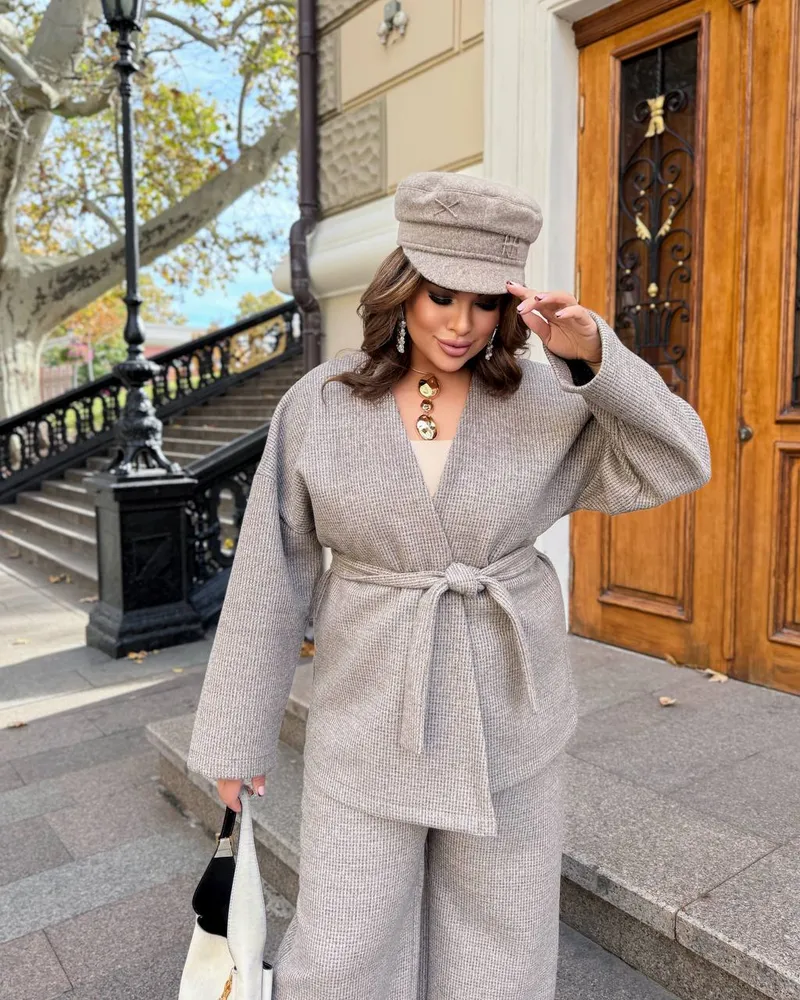 Костюм вязаный УК-2149-2 Фабрика Моды