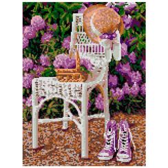 Almazlı Mozaika Lori  30*40 Сm  "Садовая романтика"