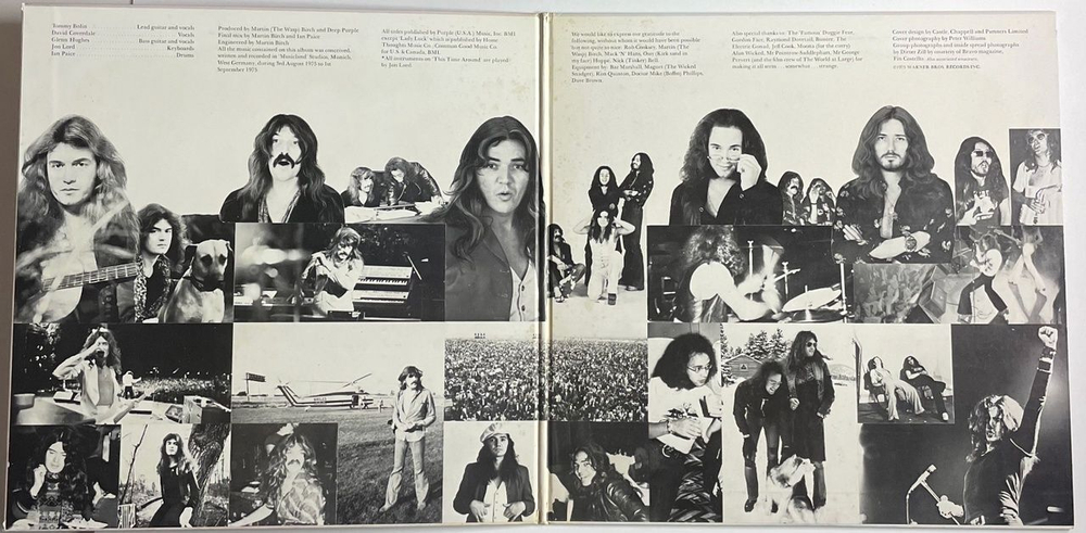 Винтажная виниловая пластинка LP Deep Purple Come Taste The Band (Japan 1979) (No Obi) Drifter
