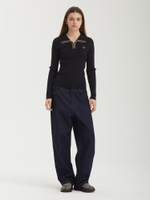 Женское Поло Ribbed Knitted