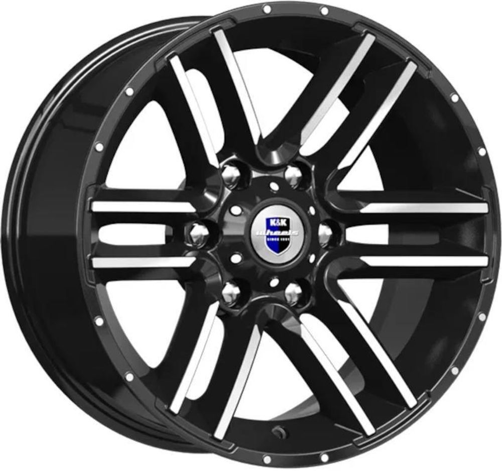 K&amp;K Алгама 8x17 6x139.7 ET 0 Dia 106.1 (алмаз черный)