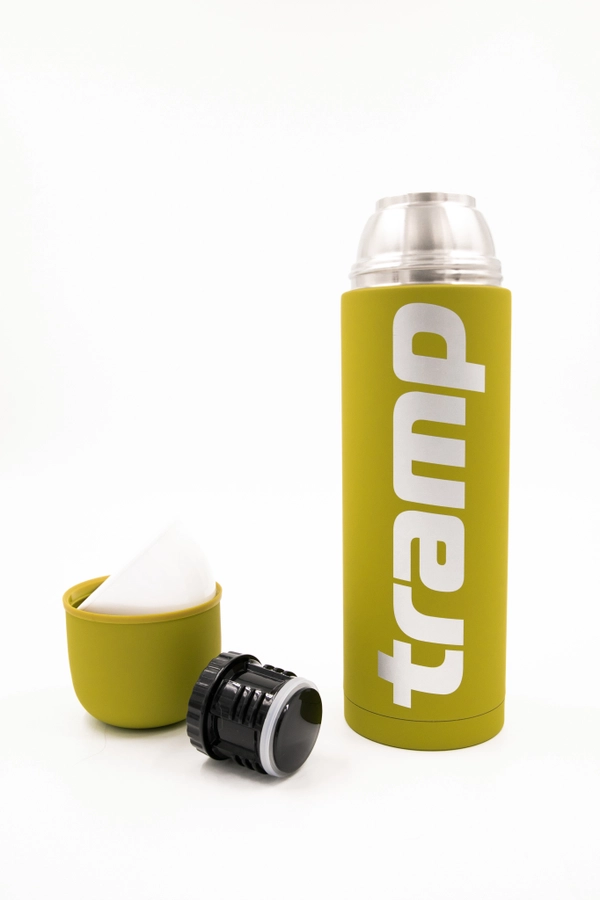 Термос Tramp 1200 мл Soft Touch TRC-110 Оливковый
