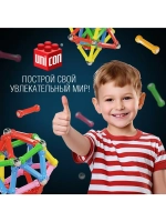 Конструктор магнитный «Необычные фигуры», 80 деталей