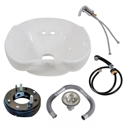 Раковина парикмахерская (белая) в комплекте