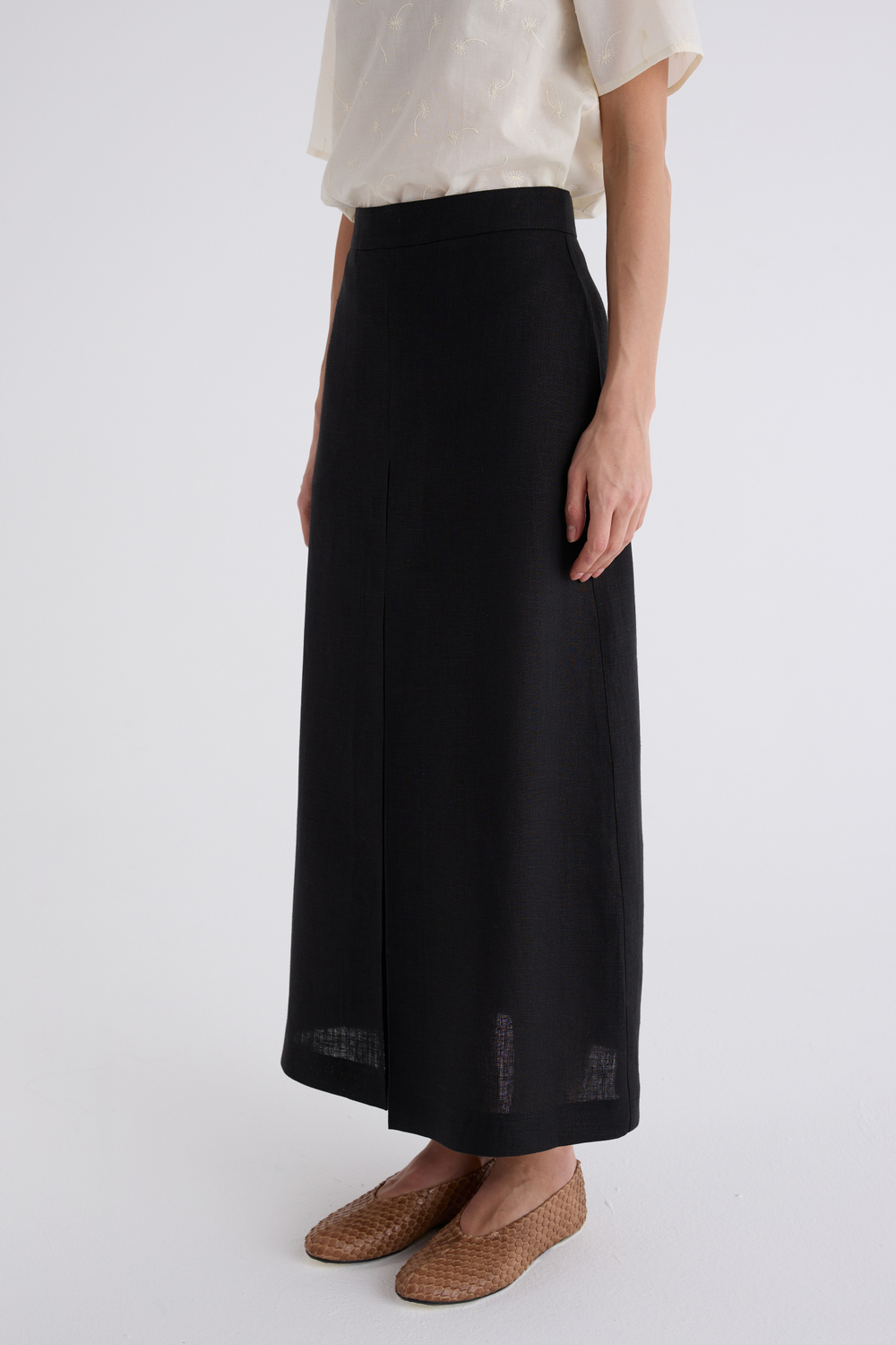 Юбка Миди изо льна 100%