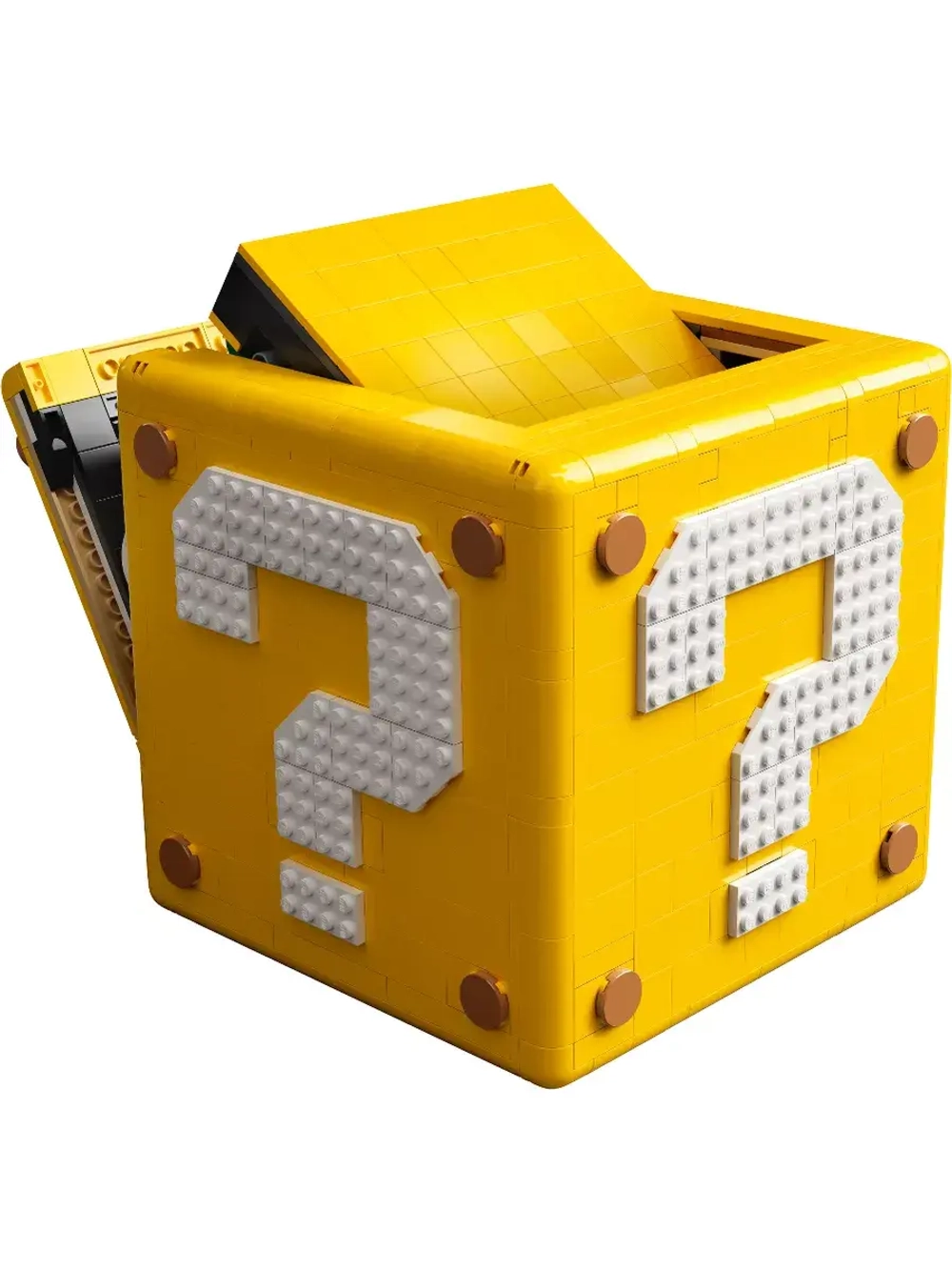 Конструктор Super Mario Марио - Блок вопроса желтый