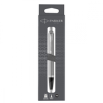 Шариковая ручка Parker IM Stainless Steel CT, стержень: M, цвет чернил: black, в подарочной упаковке.