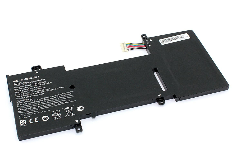 Аккумуляторная батарея для ноутбука HP Elitebook x360 310 G2 (HV03XL) 11.4V 3400mAh OEM