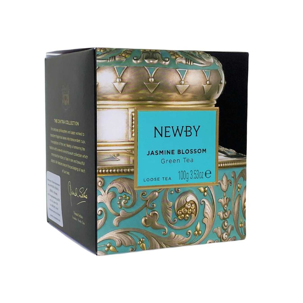 Чай зеленый листовой с жасмином Newby Jasmine Blossom, 100 г