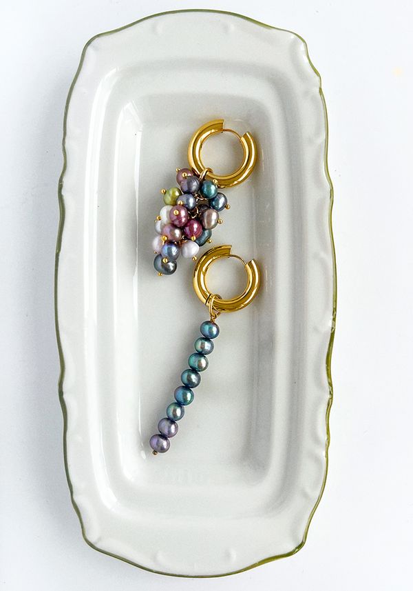 Подвеска Гроздь из жемчуга multi
