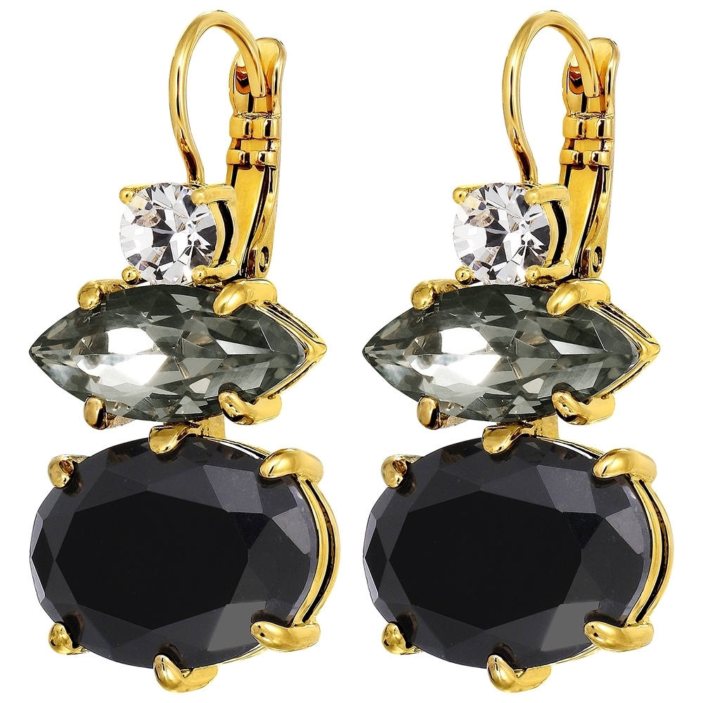 Серьги Dyrberg Kern PARSANA SG BLACK_GREY 470011